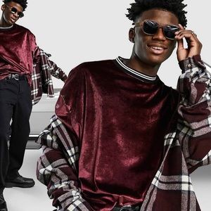 New with tags ASOS oversized long sleeve shirt